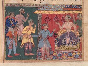 Geschichten eines Papageis Tuti-nama: Die zwölfte Nacht: König Bhojaraja versucht vergeblich zu erfahren... von Unbekannt