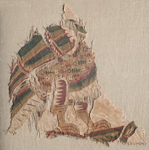 Wandteppich mit enthauptetem Vogel, 800er Jahre