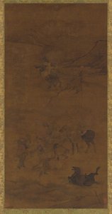 Tartarische Reiter, Ming-Dynastie, 1368-1644 von Unbekannt