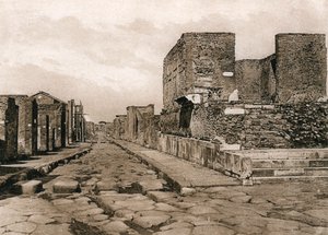 Tempio della Fortuna, Pompeji, Italien, um 1900er Jahre