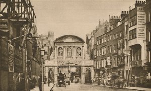 Temple Bar: Die Stadtgrenze im Strand im Jahr 1878, ca. 1935 von Unbekannt