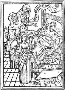 Versuchung zur Ungeduld, um 1465, 1964 von Unbekannt