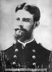 Leutnant Richmond Pearson Hobson 1870-1937, Konteradmiral der US-Marine, ca. 1910