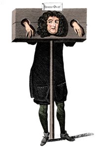 Testis Ovat, Titus Oates im Pranger, 17. Jahrhundert, ca. 1905 von Unbekannt