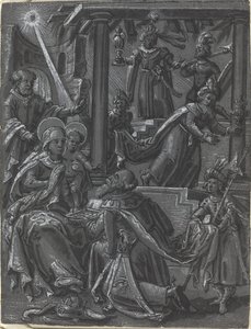 Die Anbetung der Könige von Unbekannt
