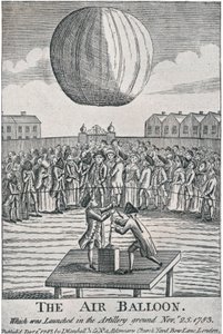 Der Heißluftballon, 1783