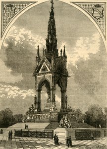 Das Albert Memorial, ca. 1876 von Unbekannt