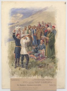 Der Aprilaufstand 1878. Verhandlungen im Hauptquartier der Aufständischen, 1878 von Unbekannt