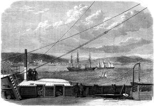 Die Atlantik-Telegraphenexpedition, Content Bay, Neufundland, 1866