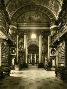Die Österreichische Nationalbibliothek, Wien, Österreich, ca. 1935 von Unbekannt