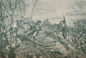 Die Schlacht von Jemmapes, bei Mons, Belgien, 6. November 1792, 1896 von Unbekannt