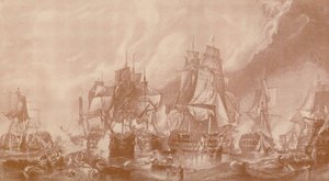 Die Schlacht von Trafalgar, 1805, 1896 von Unbekannt