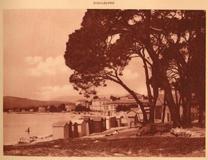 Der Strand, Juan-les-Pins, 1930 von Unbekannt