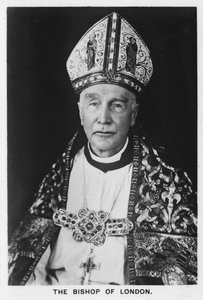 Der Bischof von London Dr. Winnington-Ingram, 1937 von Unbekannt