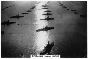 Die britische Flotte bei der Jubiläumsparade von König George V., Spithead, Juli 1935, 1937