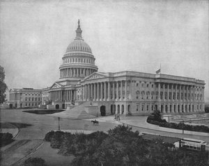 Das Kapitol, Washington DC, USA, um 1900 von Unbekannt