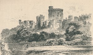 Das Schloss vom Berkshire-Ufer, 1895 von Unbekannt