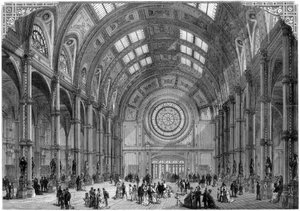 Die zentrale Halle, Alexandra Palace, London, 1875
