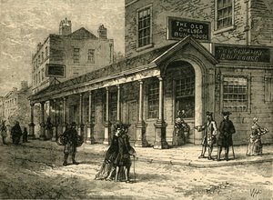 Das Chelsea Bun-House, 1810, ca. 1876 von Unbekannt