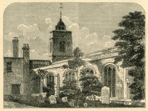 Die Kirche von Allhallows, Barking, 1750, ca. 1872 von Unbekannt