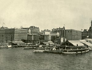 Der Circular Quay, Sydney von Unbekannt