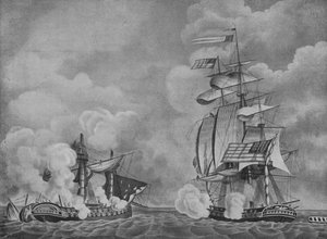 Die Verfassung und die Guerriere, um 1813