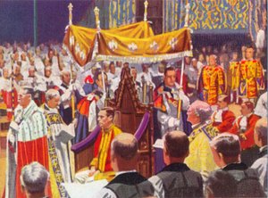 Die Krönung von König George VI 1895-1952, 12. Mai 1937 von Unbekannt