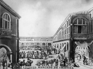 Der alte Markt von Cristina, 19. Jahrhundert, 1920er Jahre
