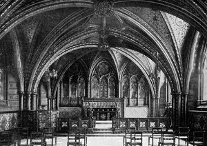 Die Kryptakapelle, Westminster, ca. 1920 von Unbekannt