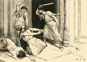 Der Tod des Tiberius Gracchus, 1890 von Unbekannt