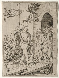 Der Abstieg in den Limbus, 1400er von Unbekannt
