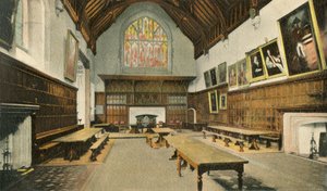 Das Esszimmer, Eton College, 1910 von Unbekannt