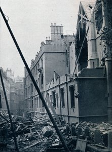 Das Ostende der Middle Temple Hall, 1941