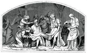 Das Ostergrab, 1554-1564, 1870 von Unbekannt
