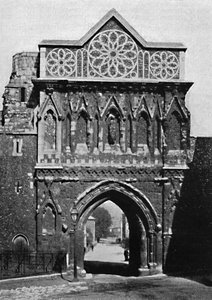 Das Ethelbert-Tor, Norwich, 1892
