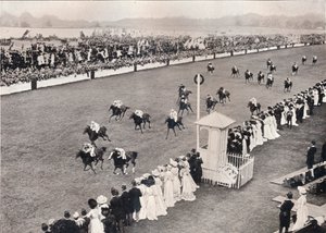 Das Ziel des Royal Hunt Cup, um 1903 von Unbekannt