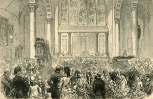 Die Blumenpredigt in der St. Catherine Cree Kirche, ca. 1872
