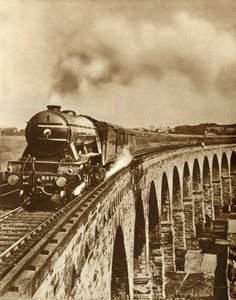 Der Flying Scotsman...Non-Stop-Fahrt zwischen Kings Cross und Newcastle, 11. Juli 1927, 1935