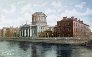Die Vier Gerichte, Dublin, Irland, ca. 1900er-1920er Jahre von Unbekannt