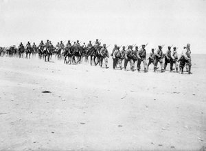 Die französische Fremdenlegion bei Manövern, Boudenib, Marokko, 1911 von Unbekannt