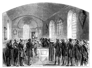 Das Begräbnis von Sir Robert Peel, Staffordshire