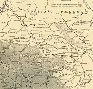 Die galizische Kampagne, Erster Weltkrieg, ca. 1915, ca. 1920 von Unbekannt