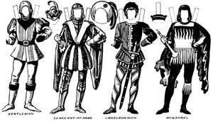 Die Galerie der britischen Kostüme: Die Kleider, die in der Herrschaft von Richard III getragen wurden von Unbekannt