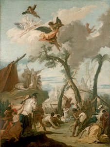 Das Sammeln von Manna, 17. Jahrhundert