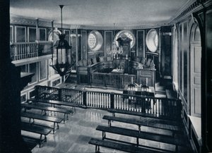 Der General Court im Kapitol von Williamsburg von Unbekannt