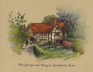 The George and Dragon, Speldhurst, Kent, 1939