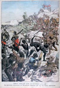 Die deutsche Garnison von Windhoek, belagert von den Herero, Südwestafrika, 1904 von Unbekannt