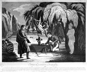 Der Geist Napoleons auf St. Helena, ca. 1825