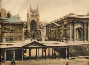 Der große Pump Room, Bath, Somerset, um 1925