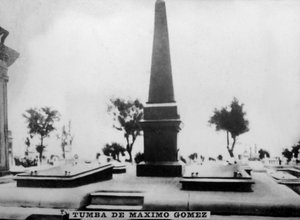 Das Grab von Maximo Gomez, 1920er